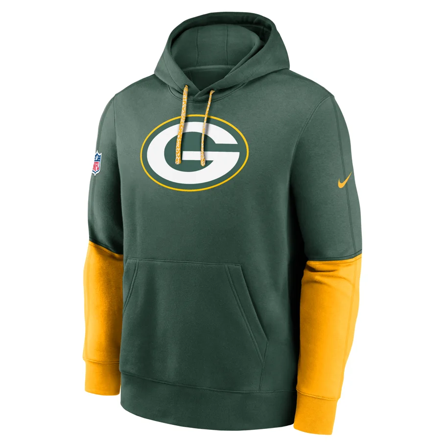 Green Bay Packers Nike Club Hoodie Team Issue S