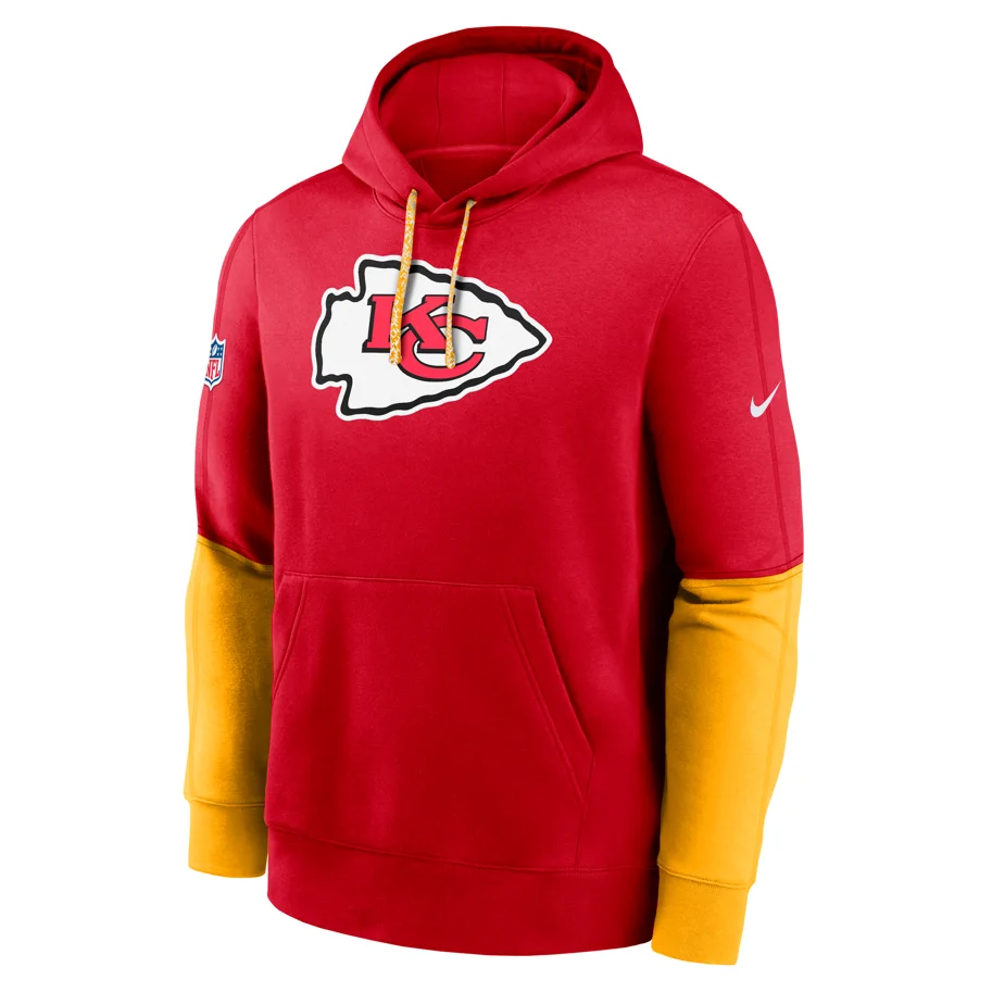 Kansas City Chiefs Nike Club Hoodie Team Issue S