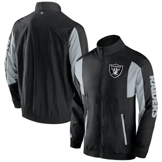 Las Vegas Raiders Woven Track Jacket M