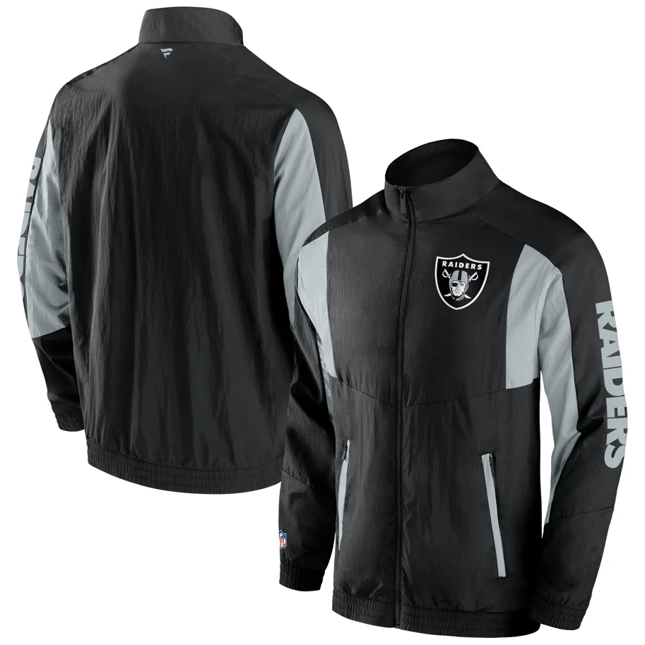 Las Vegas Raiders Woven Track Jacket M