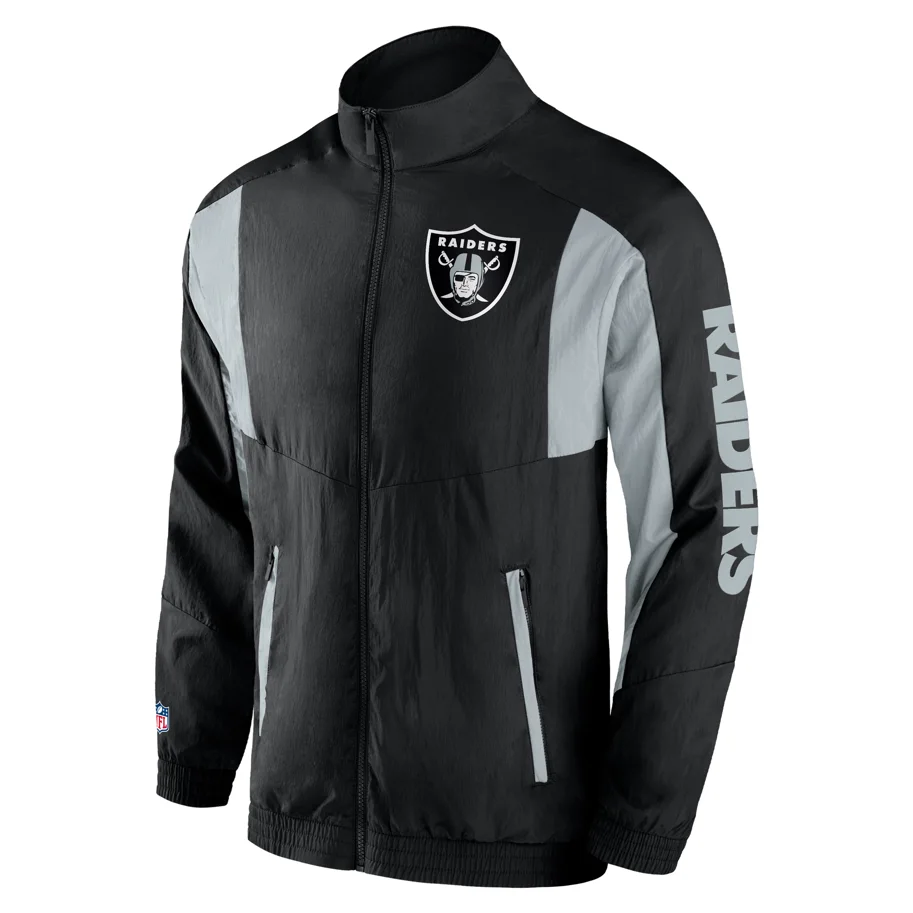 Las Vegas Raiders Woven Track Jacket M
