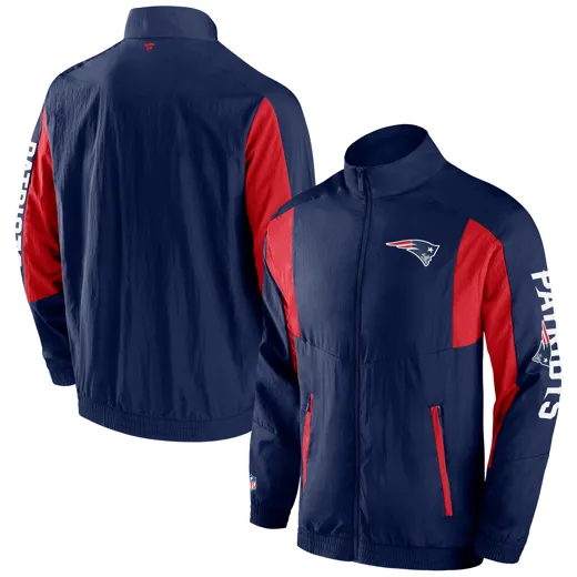 New England Patriots Woven Track Jacket M