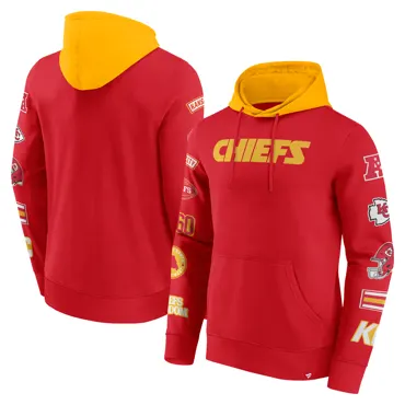 Kansas City Chiefs Patched Out Fleece Hoodie  2XL