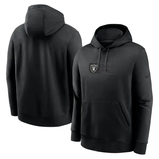 Las Vegas Raiders Nike French Terry Club Hoodie L