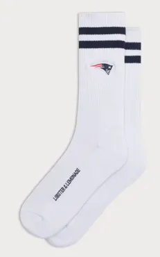New England Patriots Stripes Sport Socks white 35-40