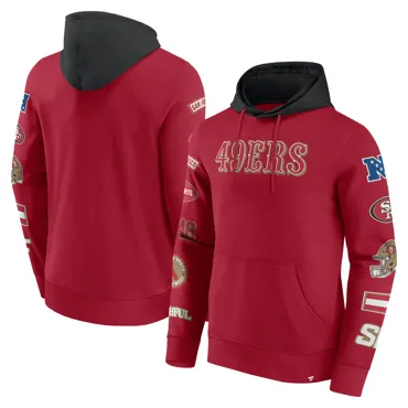 San Francisco 49ers Patched Out Fleece Hoodie M