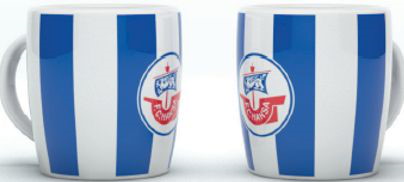 Hansa Rostock Tasse Streifen 11oz