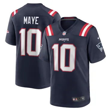 New England Patriots Nike Home Jersey Maye 10 L