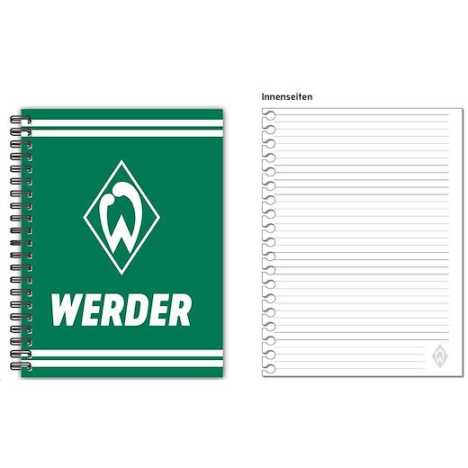 SV Werder Bremen Notizbuch mit Ringbindung 