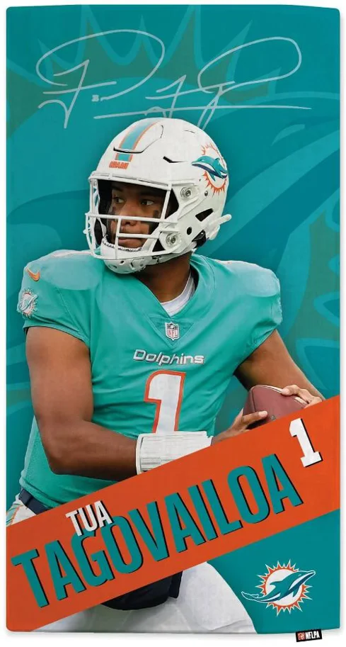 NFLPA Tua Tagovailoa - Beach Towel - MOTION  