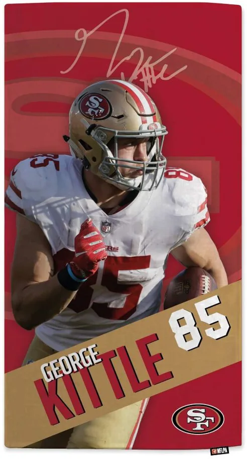 NFLPA George Kittle - Beach Towel - MOTION  