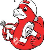 Fortuna Düsseldorf Badeente "Fan" 
