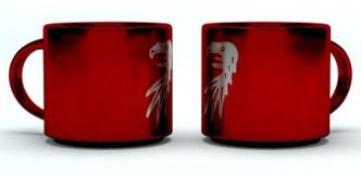 SC Freiburg Tasse "Metallic Greif" 
