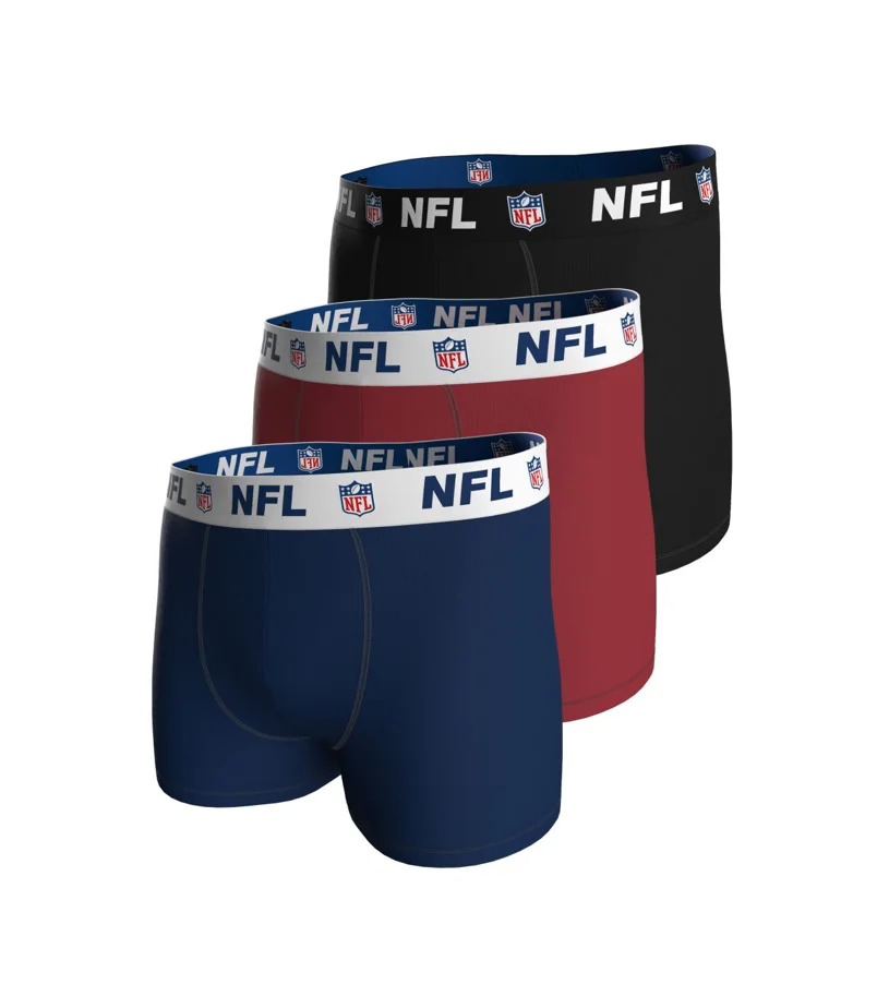 NFL Shield 3pk Boxers L