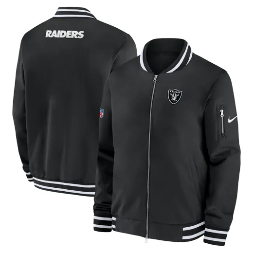 Las Vegas Raiders Nike Coach Bomber Jacket S