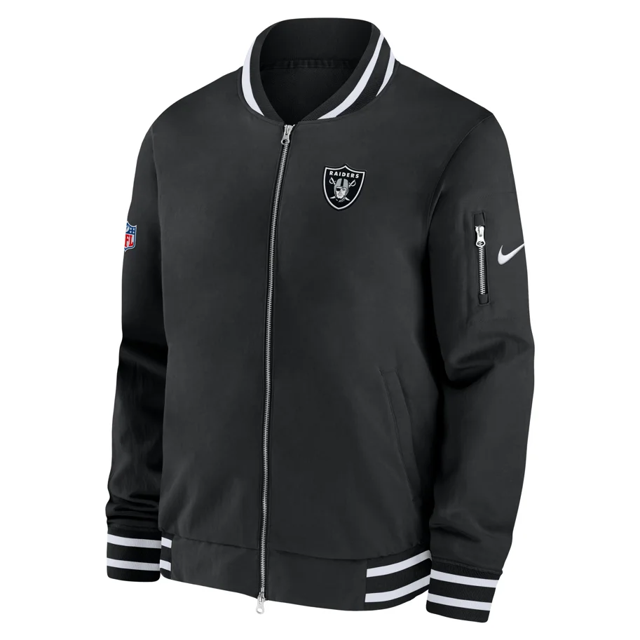 Las Vegas Raiders Nike Coach Bomber Jacket XL
