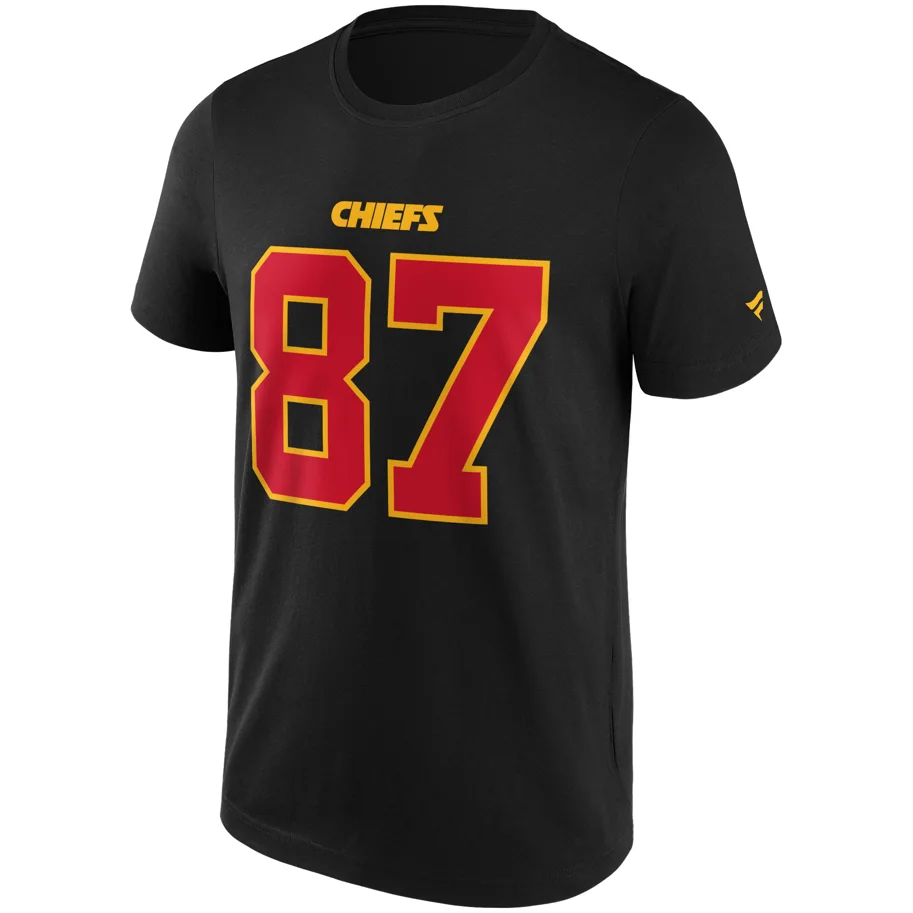 Kansas City Chiefs Graphic T-Shirt Kelce 87 L