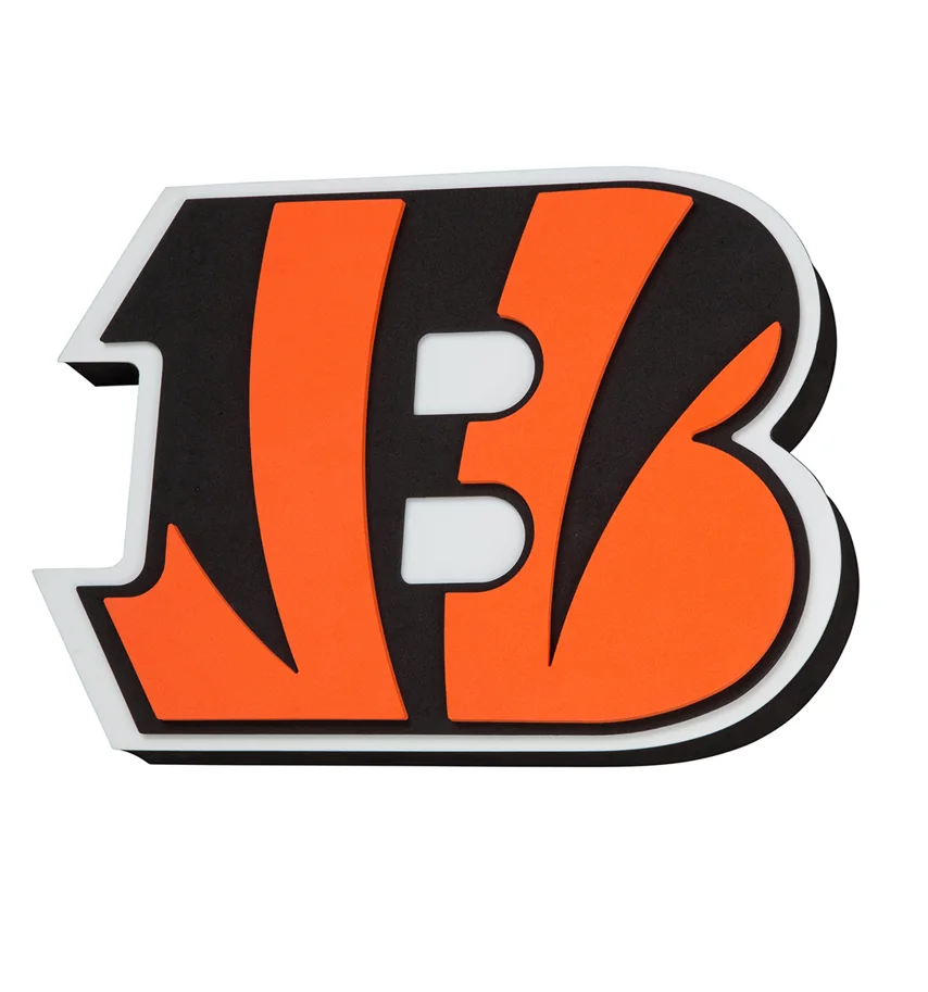 Cincinnati Bengals 3D FanFoam Super Size Wall Sign ca. 40x30x3cm