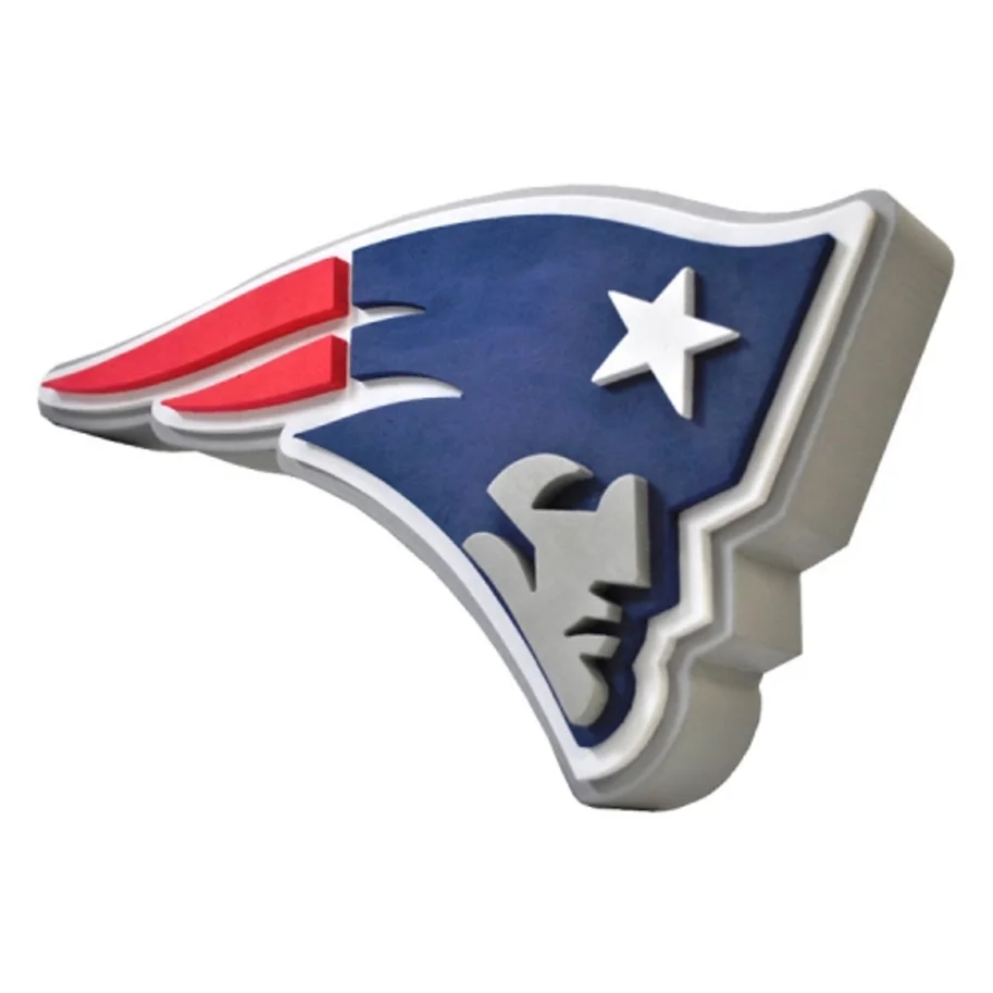 New England Patriots FanFoam Super Size Wall Sign ca. 54x26x3cm