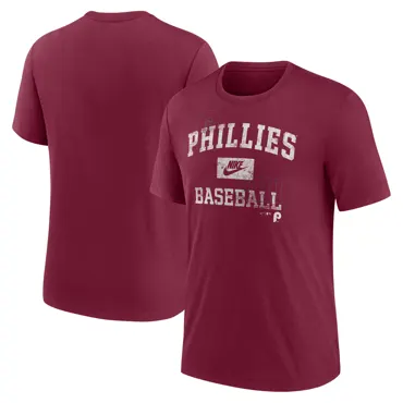 Philadelphia Phillies Nike Cooperstown Triblend   M