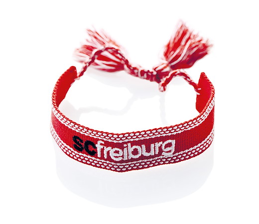 SC Freiburg Armband "Fransen" 