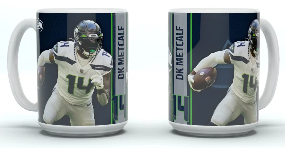 Seattle Seahawks Jumbo Mug Motion "METCALF" 