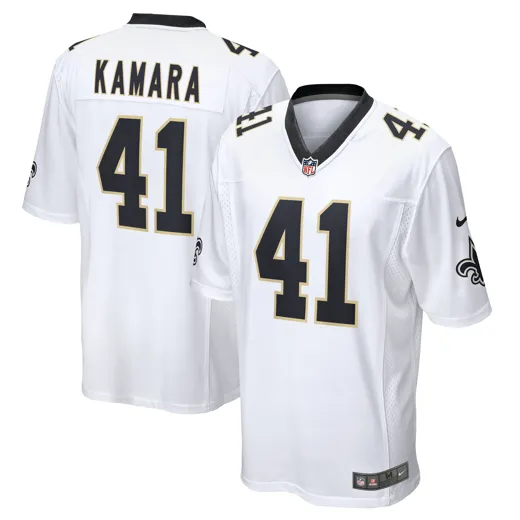 New Orleans Saints Nike Road Game Jersey Kamara 41 L