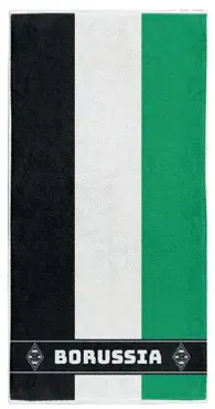 Borussia M´Gladbach Duschtuch "flag" 70x140cm, 500gsm