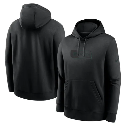 Miami Dolphins Nike French Terry Club Hoodie L