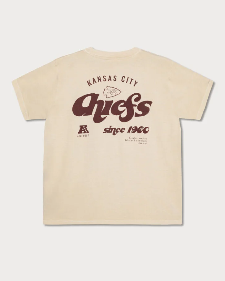Kansas City Chiefs 89 Band T-Shirt cream XL