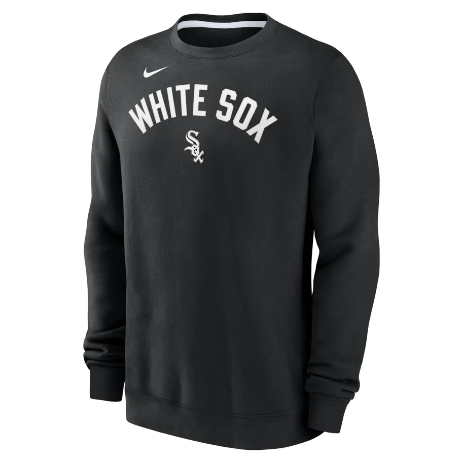 Chicago White Sox NikeTwill Crew Neck Fleece L
