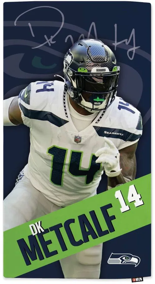 NFLPA D.K. Metcalf - Beach Towel - MOTION  