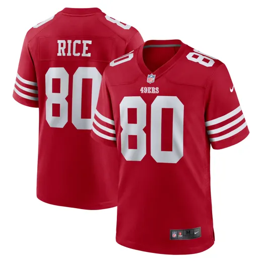 San Francisco 49ers Nike Home Jersey Rice 80/R M