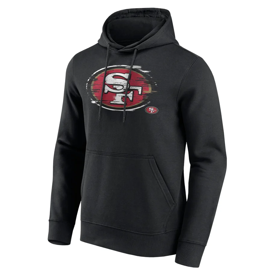 San Francisco 49ers Worn Graphic Hoodie XL