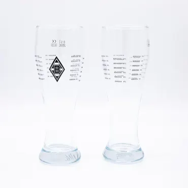Borussia M´Gladbach Weizenglas "VFL" 2er-Set 0,5l
