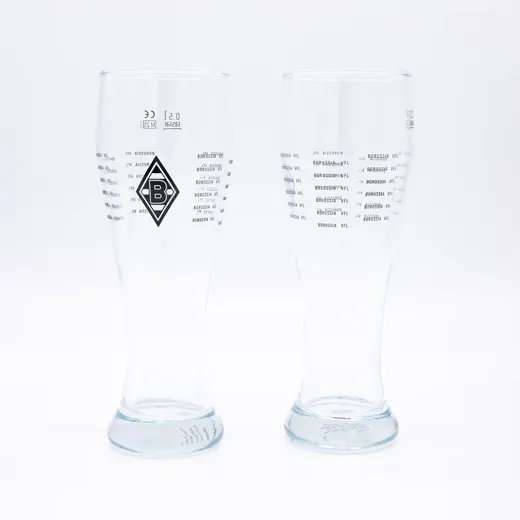 Borussia M´Gladbach Weizenglas "VFL" 2er-Set 0,5l