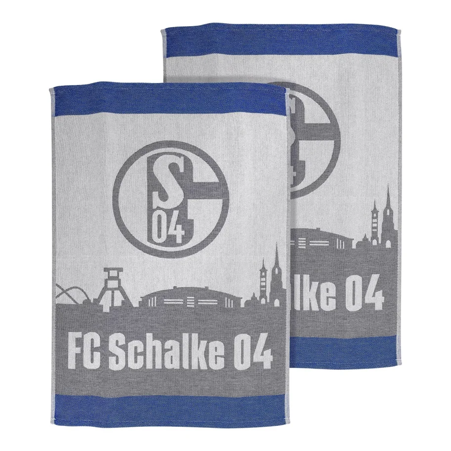 FC Schalke 04 Geschirrtuch 2er-Set 