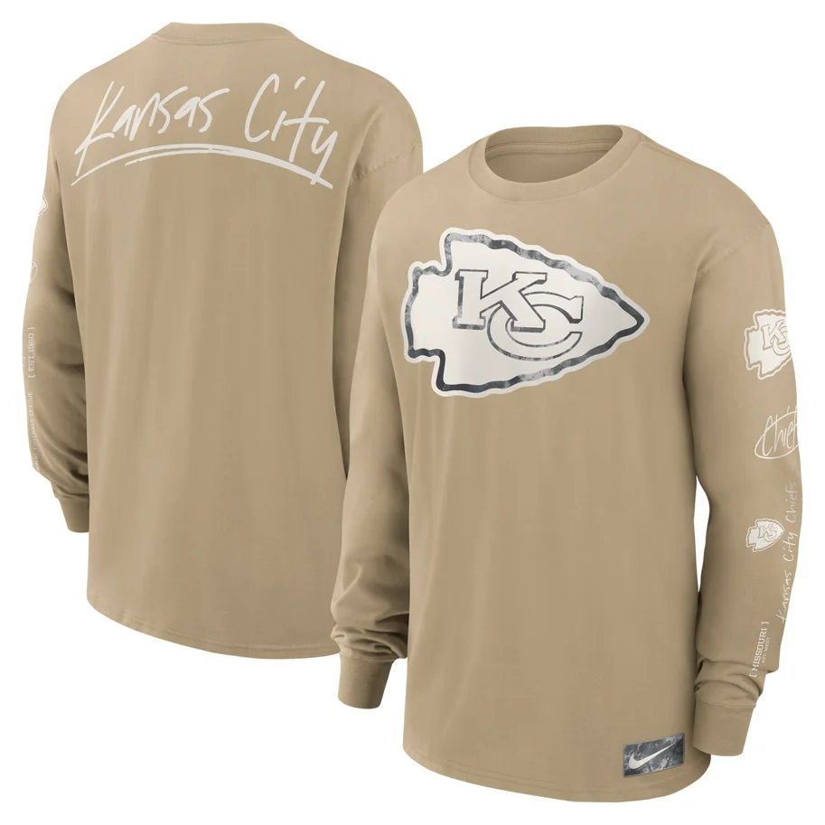 Kansas City Chiefs Nike Long Sleeve Max 90 T-Shirt 2XL