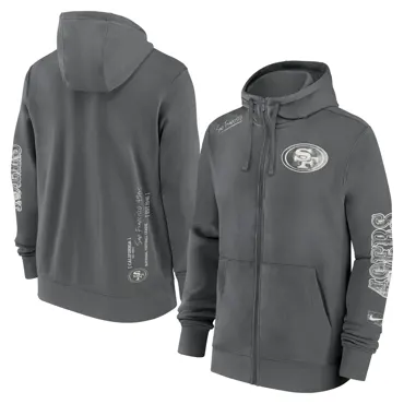 San Francisco 49ers Nike Full-Zip Fleece Hoodie XL