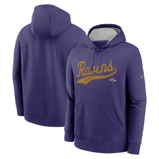 Baltimore Ravens Nike Club Fleece Hoodie L