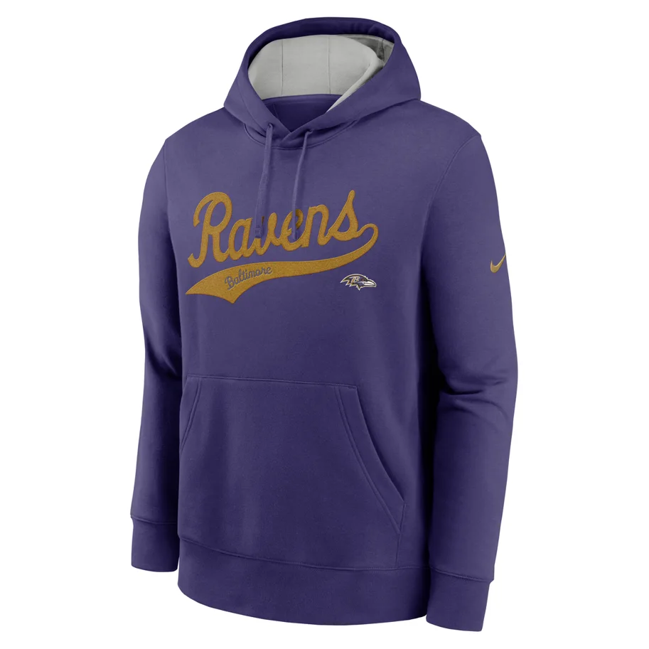 Baltimore Ravens Nike Club Fleece Hoodie XL