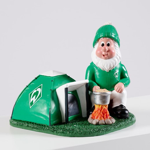 SV Werder Bremen Gartenzwerg Camping 