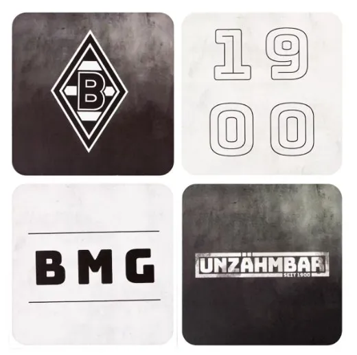 Borussia M´Gladbach Untersetzer-Kork 12-er Set