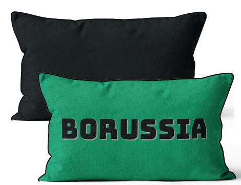 Borussia M´Gladbach Dekokissen "Borussia" 45x26cm