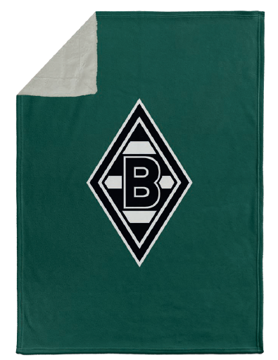 Borussia M´Gladbach Kuscheldecke "cozy logo" 150x200cm
