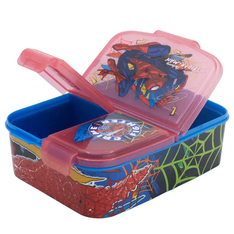Spiderman "Moving Target" - Lunchbox mit Fächern