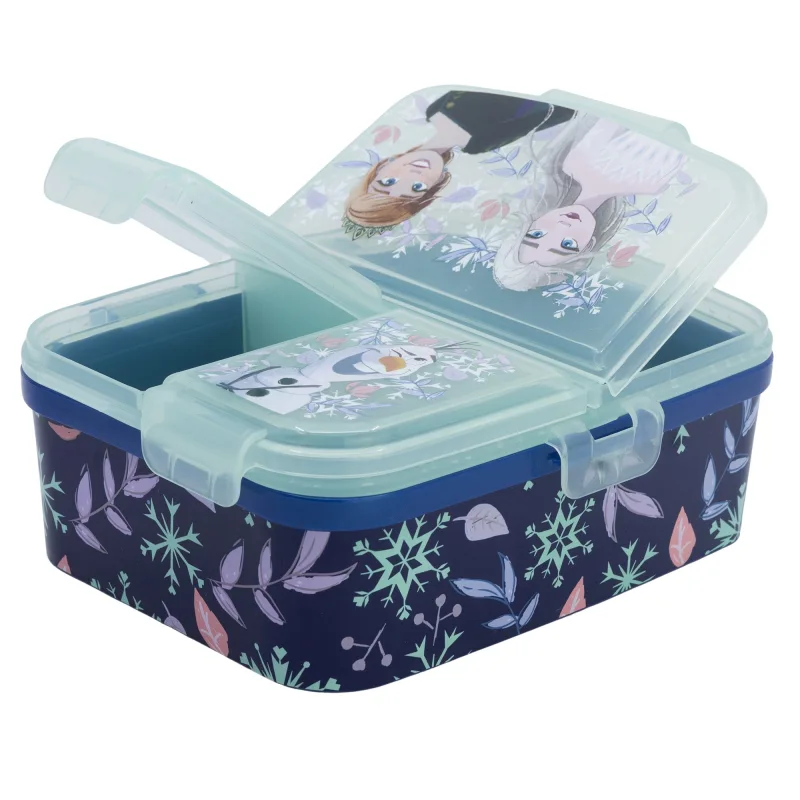 Frozen "Snowy Tale" - Lunchbox XL mit 4 Fächern