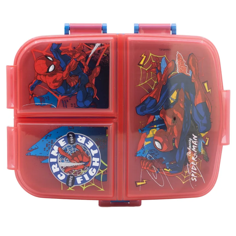 Spiderman "Moving Target" - Lunchbox XL mit 4 Fächern