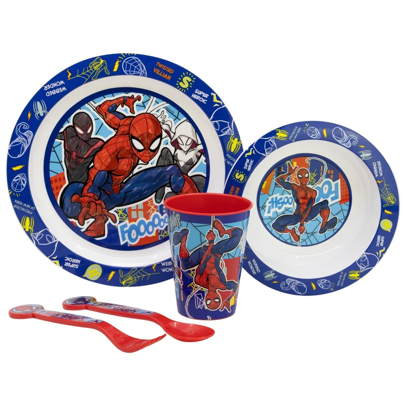 Spiderman - Geschirr-Set 5-teilig