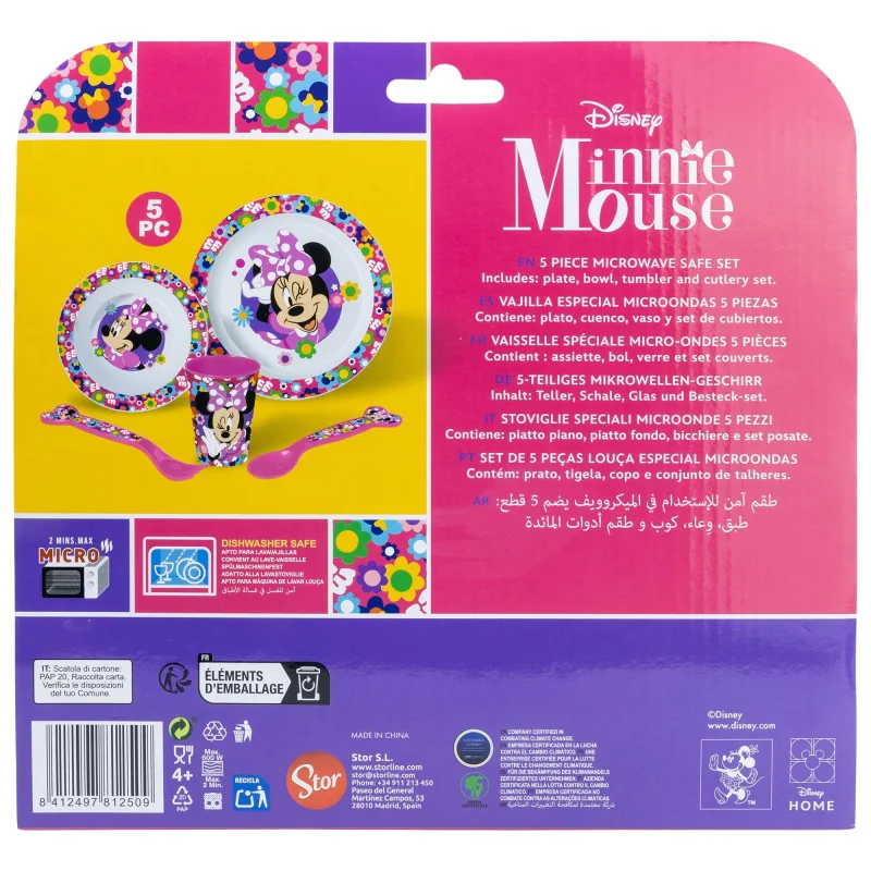 Minnie - Geschirr-Set 5-teilig